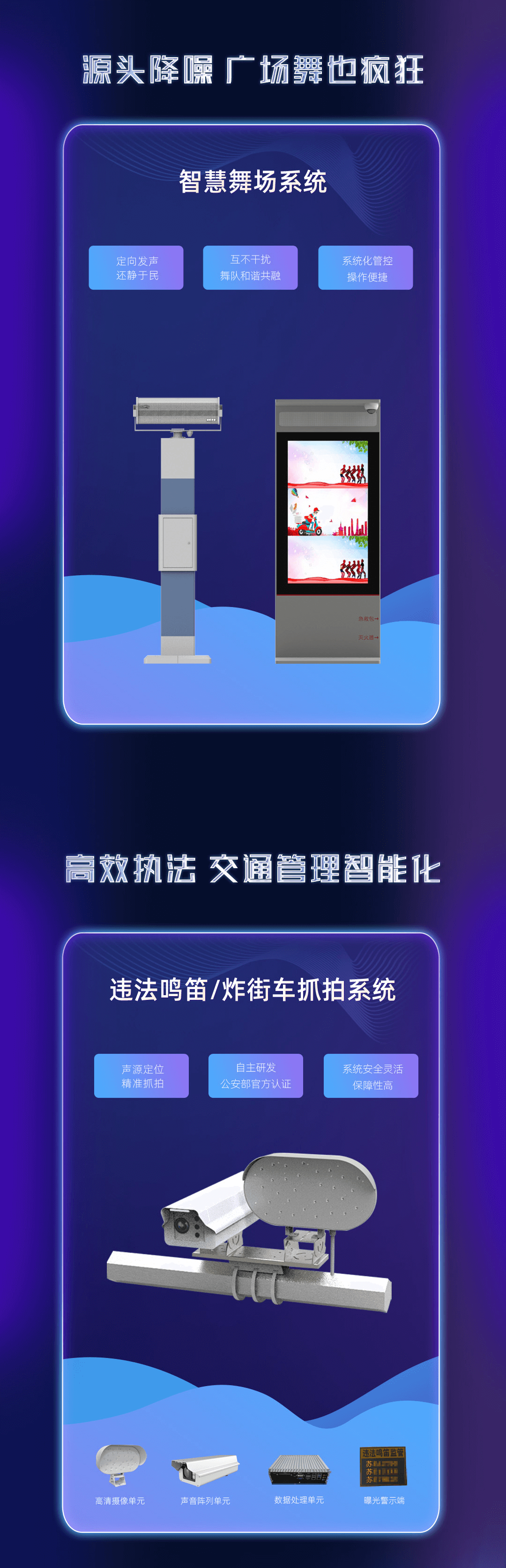 智慧廣場舞系統，鳴笛炸街車抓拍系統