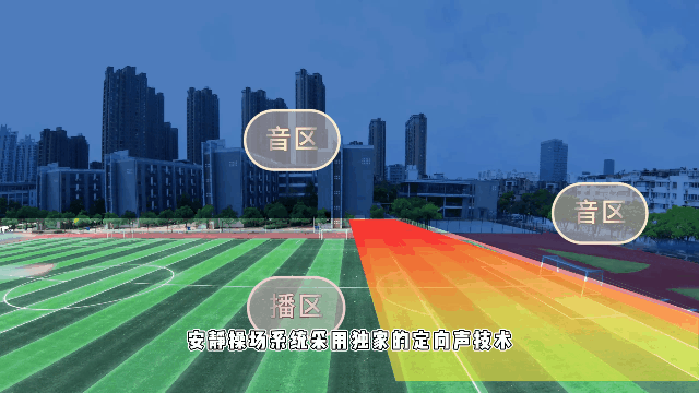 學校操場定向音響，安靜操場系統，定向發聲，不擾民