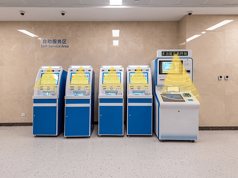 自助掛號機搭配定向擴聲音箱,打造智慧醫院精準語音引導